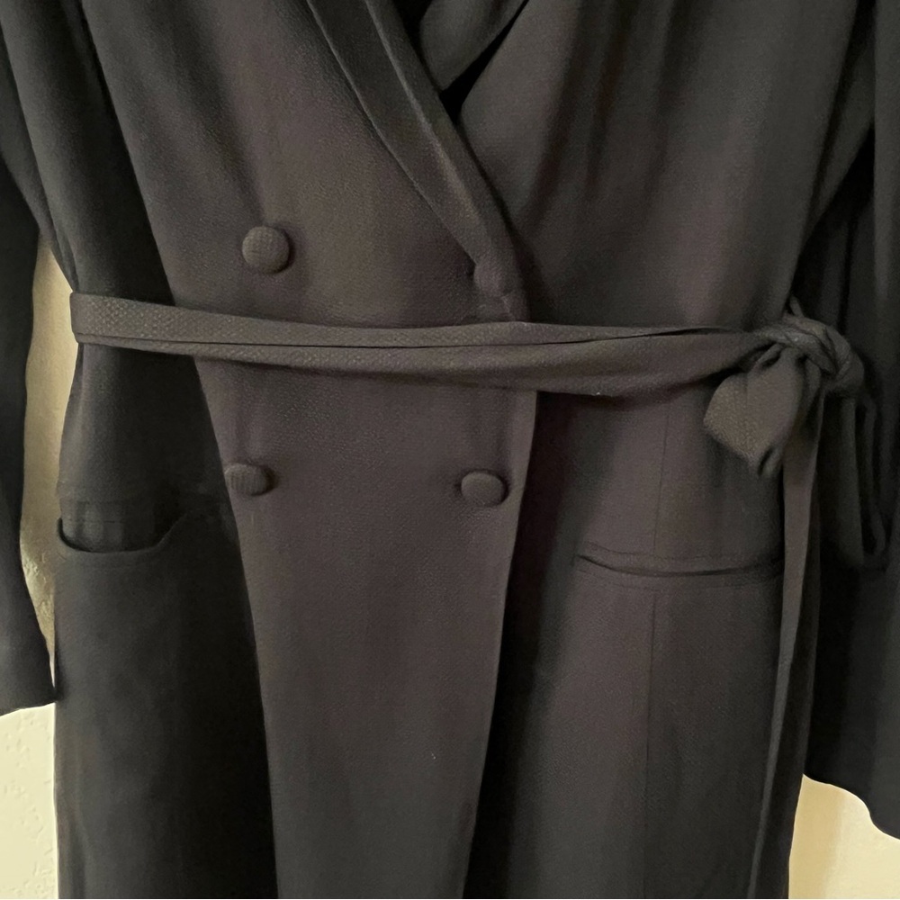 Sanctuary Show Stopper Blazer Wrap Dress Black Size Small - Picture 5 of 11